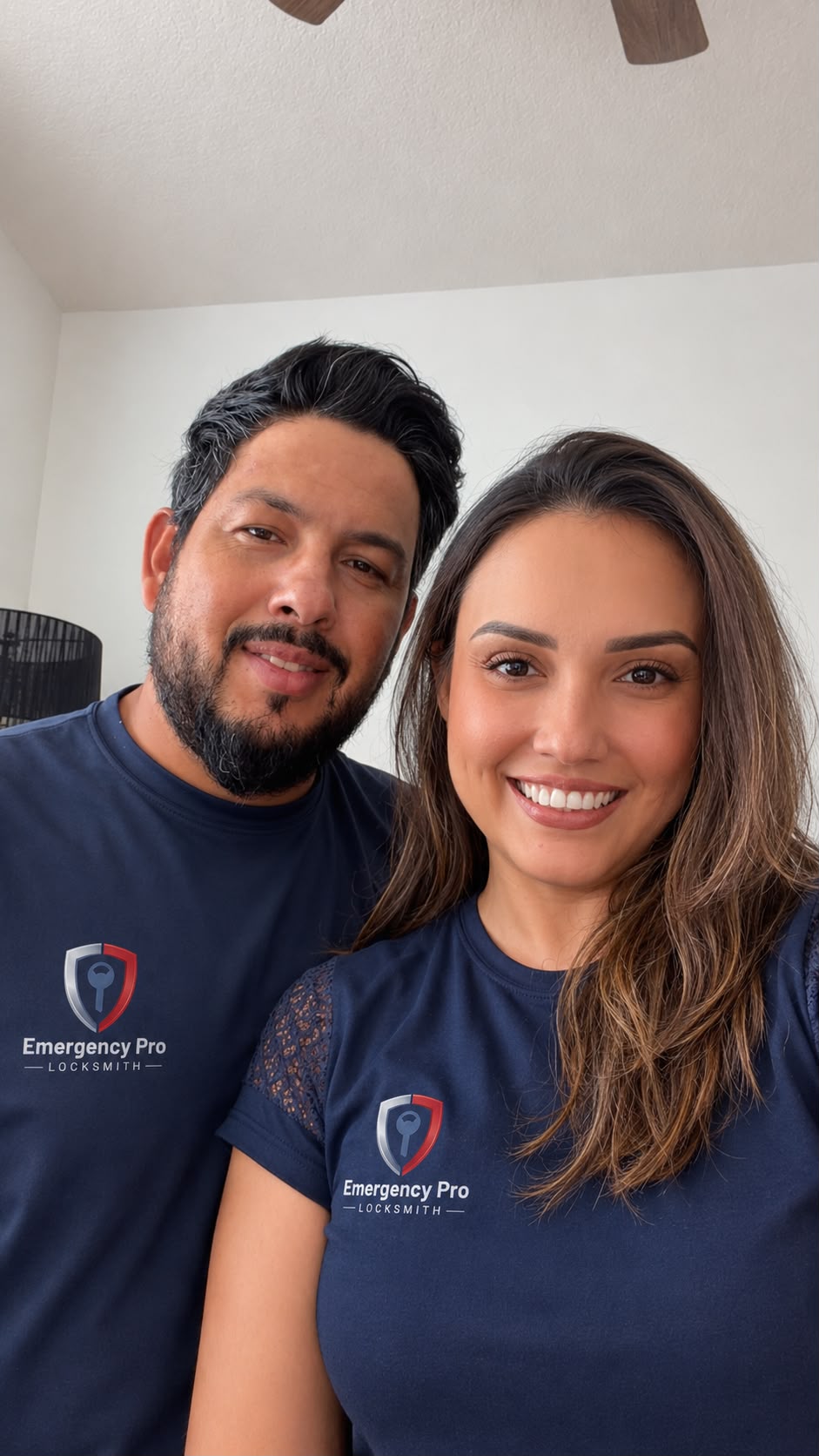 Esterlina and Moab, owners of Emergency Pro Locksmith in Port Saint Lucie, FL